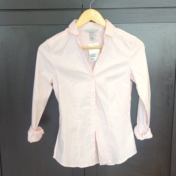 Women's Topshop Monochrome Knit Vest + H&M Blouse(New) - Size 2 - Picture 5 of 7